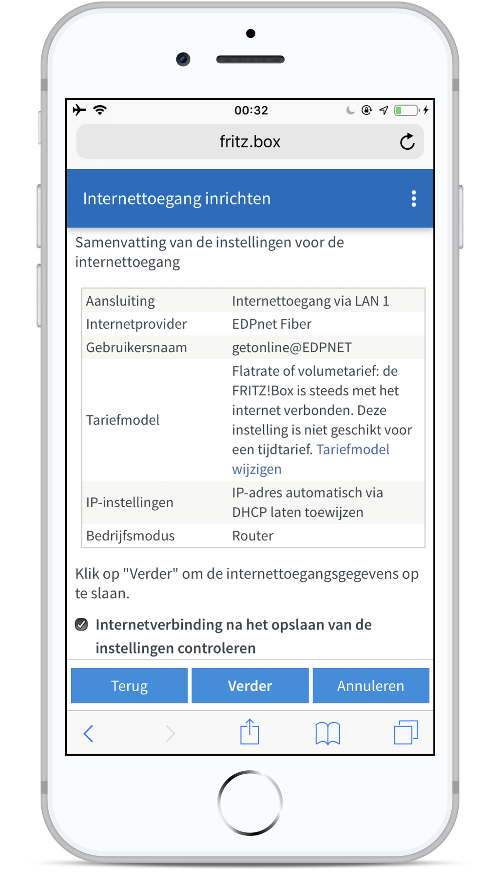 Hoe kan ik mijn FRITZ!Box 7530 installeren en configureren voor mijn fiber-verbinding